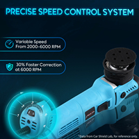 Polisseuse orbitale double action Car Shield 3 pouces 600W à longue portée pour lustrage automobile