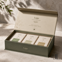 Boîtes en papier personnalisées avec logo imprimé pour fabricant de thé, pour sachets de thé vert matcha