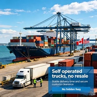 Services logistiques Chine-USA, service porte-à-porte Amazon FBA, transitaire maritime FCL LCL, camions propres, transport routier local aux États-Unis
