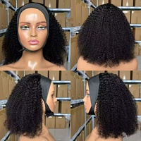 Perruques Bob en cheveux humains vierges brésiliens 12A, densité 200 %, fabriquées à la machine, de 8 à 16 pouces, avec bonnet, livraison rapide