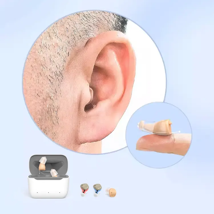 AUSTAR multi-channel precise algorithm OTC mini digital hearing aid for deafness seniors