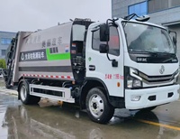 Camion de transfert de déchets Dongfeng 12 m³ 4x2, 12 000 litres compressés, avec moteur et pompe, vente directe usine