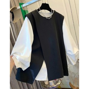 Gilet de costume noir polyvalent et élégant pour <span class=keywords><strong>femme</strong></span>, nouvelle collection automne 2026, vente en gros pour boutiques - Product Image 1