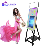 Miroir Photo Booth Tout-en-un Haut de Gamme Moderne avec GIF en Direct