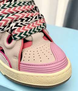 Scarpe Casual di Design <span class=keywords><strong>2026</strong></span> per Uomo e Donna, Sneakers di Lusso in Vera Pelle Goffrata, Sneakers con Piattaforma per Esterni - Product Image 2