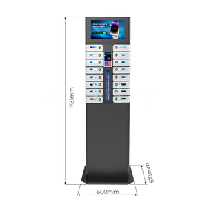 Station de recharge pour téléphones portables Y2Power MAX à 16 baies avec écran Android de 15,6 pouces et casier intelligent à accès par empreinte digitale - Product Image 3