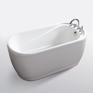 KMRY Baignoire moderne <span class=keywords><strong>en</strong></span> acrylique personnalisée Petite baignoire <span class=keywords><strong>spa</strong></span> autoportante pour la maison et l'hôtel Conception ovale ronde - Product Image 1