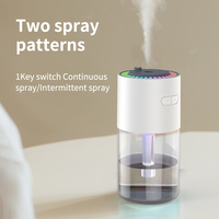 280ml chambre USB humidificateur de bureau Mini Portable silencieux brume fraîche ultrasons électrique veilleuse voiture flamme humidificateurs d'air