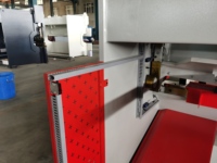 Hochpräzise 6x3200mm Hydraulische Guillotine-Schere mit E21s-Steuerung Rot und Weiß Professionelle Metallschneidemaschine