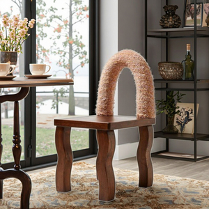 Luce italiana di lusso moderna semplice anormale a forma di divano singolo solido sedia di negoziazione per l'home Office sala da pranzo soggiorno Reception - Product Image 4