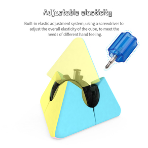 Nuevo Cubo Mágico Piramidal Macaron de Moyu, Forma Especial Triangular, Desarrollo Intelectual, Juguetes Educativos, Cubo de Juego - Product Image 6