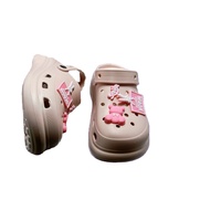 Sabots compensés en EVA pour femme, hauteur 7 cm, souples, respirants, antidérapants, sandales d'extérieur à bout fermé, chaussures à enfiler