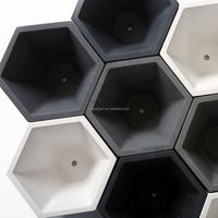 Pot de fleurs minimaliste blanc nordique personnalisable avec logo et couleur, en béton écologique de haute qualité, pot décoratif en gros