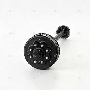 Essieu à ressorts à lames auto-ajustables avec <span class=keywords><strong>frein</strong></span> électrique 8000 lb 8 goujons pour camping-cars - Product Image 1