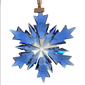 Neues Design K9 Kristall Schneeflocke für Weihnachts schmuck hängende Dekoration - Product Image 1