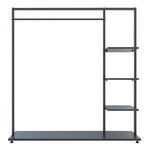 Espositore da Terra per Abbigliamento, Appendiabiti per Negozio, Scaffale in Ferro per Esposizione Abbigliamento Femminile - Product Image 5