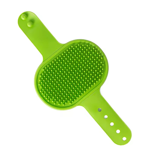 Gant de massage en silicone pour animaux de compagnie, brosse de bain, peigne de démêlage pour chiens et chats, dispositif multifonctionnel pour gratter les démangeaisons des pattes - Product Image 1