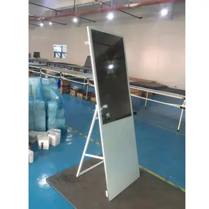 Slim דק 43 אינץ ללא מגע נייד מקורה LCD הדיגיטלי שילוט פרסום נגן למסעדה