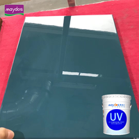 Vernis liquide UV pour le durcissement de l'acrylique, revêtement pour bois, MDF, meubles, haute brillance, 100% brillant, revêtement UV en rideau