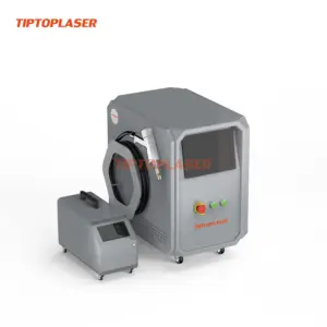 Soldador a laser industrial pequeno, motor dc portátil para aço inoxidável, máquina de soldar a laser com refrigeração a ar, 1500w