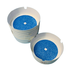 Cendrier jetable portable classique en carton personnalisé avec logo JW, écologique, à paroi simple, impression en relief, facile à nettoyer, pour la maison et l'hôtel - Product Image 1