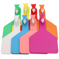 Équipement d'élevage 11x7.5cm 8 couleurs différentes étiquettes d'oreille vierges bétail vache bétail TPU étiquette d'oreille
