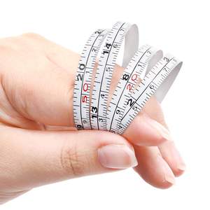 شريط قياس صغير مخصص للمفاتيح، مع مسطرة فولاذية، شريط قياس فولاذي صغير 1 متر للمفاتيح مع شعار مخصص - Product Image 2