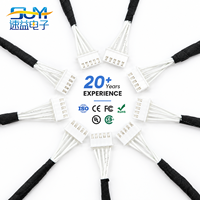 Connecteur JST PH personnalisé, pas de 2,0 mm, 5 broches, faisceau de câbles mâle-femelle, gaine PVC 22AWG pour assemblage de câbles d'appareils électroménagers