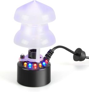 12 LED, brumisateur en plastique écologique, fontaine d'eau, machine à brouillard pour étang, atomiseur, humidificateur d'air, brumisateur ultrasonique, protection contre les éclaboussures - Product Image 1