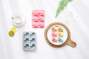 Moule à gâteau en silicone antiadhésif à 6 cavités motif mouton, réutilisable de qualité alimentaire, mignon, magnétique, pour chocolat, bonbons et glaçons DIY - Product Image 6