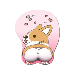 Reposamuñecas 3D personalizado con Base de PU antideslizante, soporte de muñeca para aliviar el dolor, trasero Sexy, Gel de pecho de Anime, alfombrilla de ratón de silicona para juegos - Product Image 5