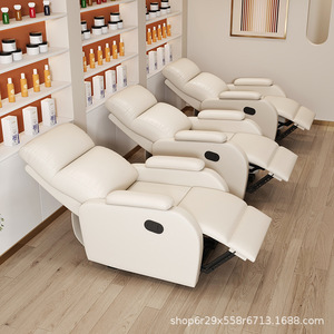 Beauty Salon Recliner Chair 170 Degree Flat Lie Dual Layer Thick Design Electric Massage Armchair For Beauty Nail Spa - Product Image 2