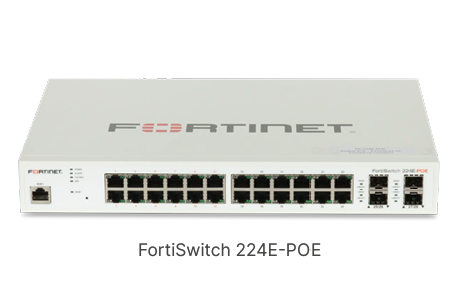 Fortinet Fortiswitch FS-124F - 22G POE Switch with 10 Ports