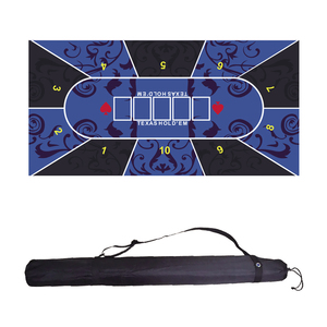 Mise en page de poker étanche de haute qualité pour casino disposition de la <span class=keywords><strong>roulette</strong></span> disposition du jack noir - Product Image 1