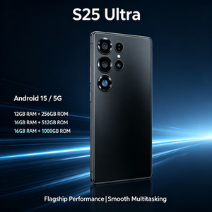 สมาร์ทโฟน S25 Ultra 5G แรม 16GB ความจุ 512GB กล้อง 48MP หน้าจอ 2k Hz รองรับซิมคู่ โทรศัพท์มือถือสำหรับเล่นเกม - Product Image 1