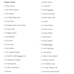 Kit de Iniciación Avanzado para Arduino con LCD1602, Módulo IIC, Kit de Aprendizaje Electrónico para Programación, Robótica, Hogar Inteligente - Product Image 2