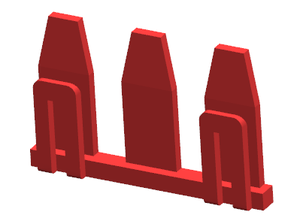 VersaBlade Multi-Module <strong>2-2</strong> Hybrid Receptacle Housing with Mounting Ears 4 Circuits Natural 35180 Crimp Style Connector - Product Image 5