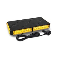 Barra de Luces LED Estroboscópicas de Advertencia, 48 LED, Mini, Impermeable, para Emergencias, Seguridad, Vehículos, Iluminación Exterior, Luces Intermitentes Amarillas