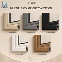 Lange Fenêtre de toit fixe en aluminium robuste et étanche, double vitrage en verre trempé, pour bâtiment commercial et villa