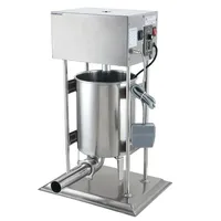 Machine automatique électrique à farcir les saucisses, chorizo et hot-dogs, capacité 10L, 15L, 30L, équipement de remplissage de saucisses