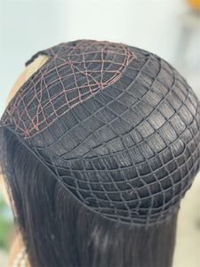 Nouvelle conception 2025 : Toppers de cheveux vierges lisses européens pour femmes, base en résille 8*8, cheveux bruts 26 pouces pour dentelle, densité 180% - Product Image 5