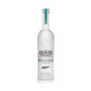 700Ml 750Ml Frosted Wodka Glazen Fles Nieuw Ontwerp Ronde Tequila Whisky Gin Rum Brandewijn Wodka Spirit Glazen Flessen