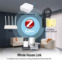 Interrupteur intelligent Zigbee pour la température et l'humidité, 1 canal, minuterie, enregistrement des changements de température pour les aquariums, surveillance de la température de l'eau