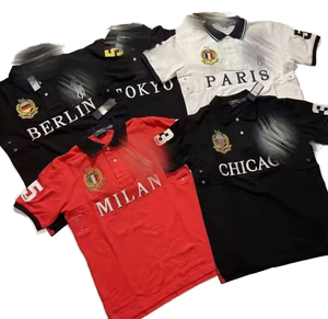 Polos <span class=keywords><strong>Ralph</strong></span> <span class=keywords><strong>Lauren</strong></span> pour hommes, t-shirts de haute qualité 100% coton, logo brodé personnalisé, polos décontractés de ville, hauts Laurenes - Product Image 1