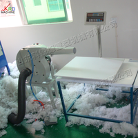 Máquina de Relleno Automático de Fibra y Esponja para Juguetes de Peluche Pequeños, Máquina de Relleno de Partículas de Espuma de Alta Capacidad, Venta al Por Mayor de Fábrica