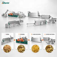 Ligne de production d'extrusion de céréales pour petit-déjeuner (corn flakes) et équipement pour usine de snacks