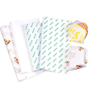 Custom logo Printing Hamburger Packaging Grease Proof <b>Tissue</b> <b>Paper</b> Greaseproof Pe Wax Burger Wrap <b>Paper</b> - Product Image 2