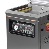 Máquina Selladora al Vacío Eléctrica BK620, Automática, de Doble Sellado Térmico, de Acero Inoxidable, para Alimentos Secos/Húmedos
