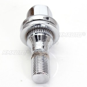 4 tuercas de rueda M12x1.25 de 17 mm, tornillos de aleación con asiento plano para PEUGEOT 206 207 307 308 406 407 607 - Product Image 5