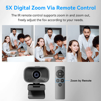 Anywii-cámara web con micrófono y altavoz para ordenador de escritorio, webcam de videoconferencia con usb, zoom, Reunión, todo en uno